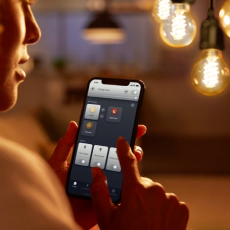Pas je verlichting aan met de Hue app